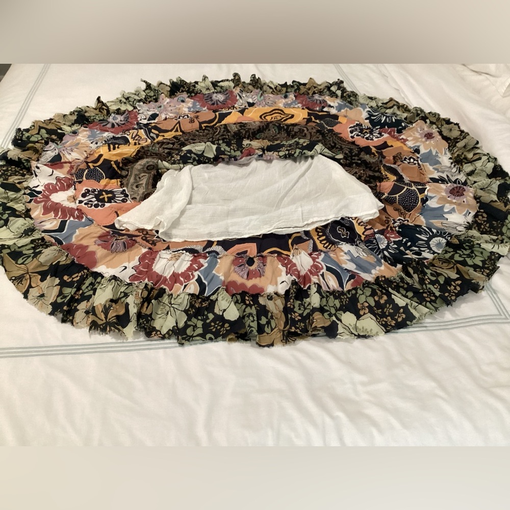 Shabby Chic Patchwork Circle Skirt - image 5